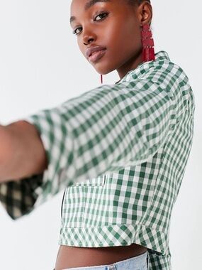 uo gingham jacket